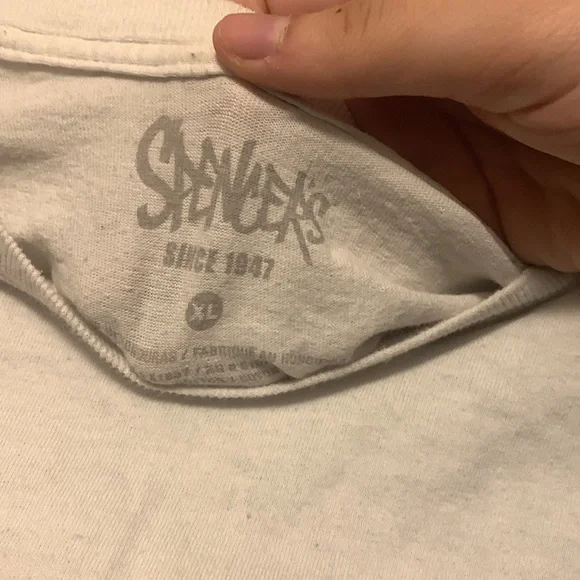 *spencer’s gay pride white long sleeve t-shirt size xl - Picture 3 of 5